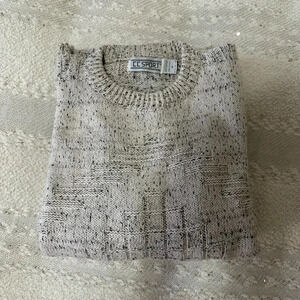 Vintage Marled Knit Crew neck sweater